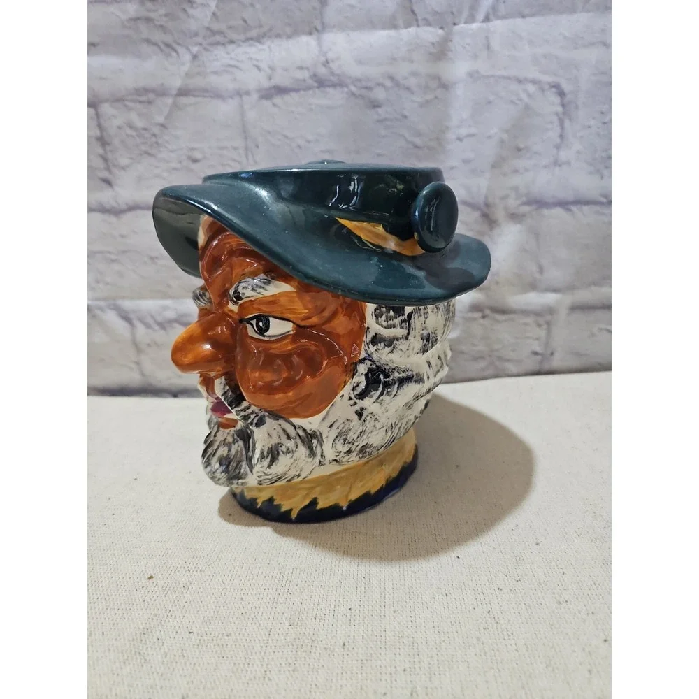 Mk Vintage Toby Winking‎ Man Canister Ice Bucket Marked Mk on Bottom